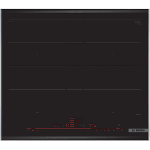 Serie 8 Placa inducción 60 cm Negro, con perfiles