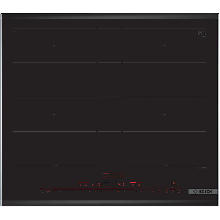 Serie 8 Placa inducción 60 cm Negro, con perfiles 1