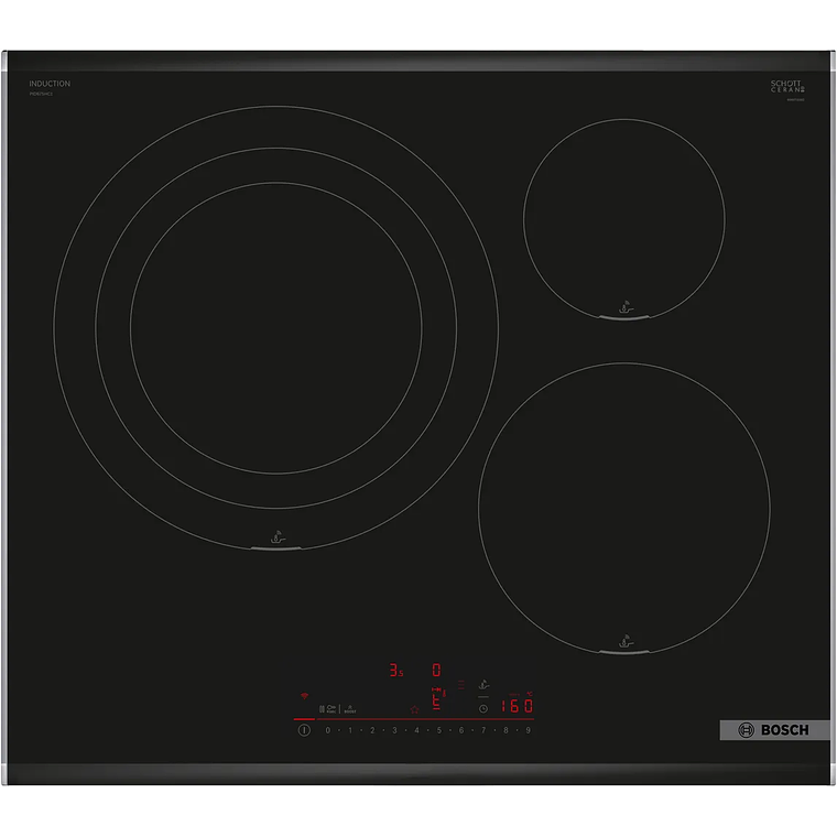 Serie 6 Placa de inducción 60 cm Negro, con perfiles 1