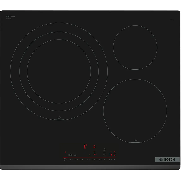 Serie 6 Placa de inducción 60 cm Negro, sin perfiles 1