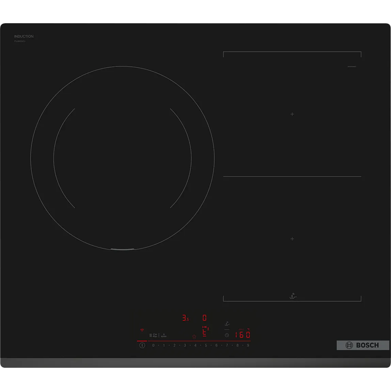Serie 6 Placa de inducción 60 cm Negro, sin perfiles 1