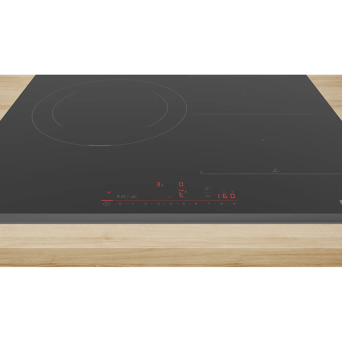 Serie 6 Placa de inducción 60 cm Negro, sin perfiles 2