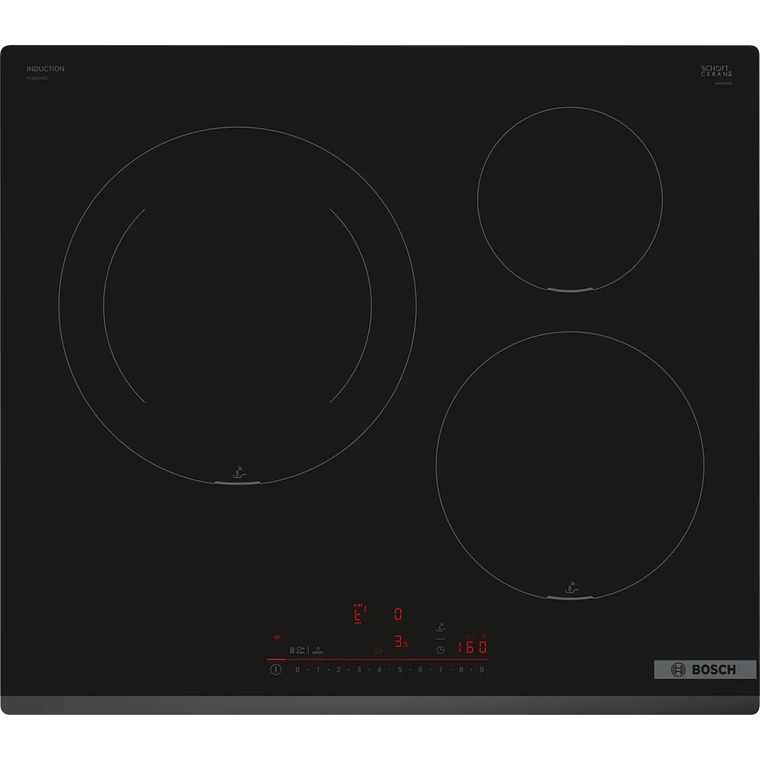 Serie 6 Placa de inducción 60 cm Negro, sin perfiles 1