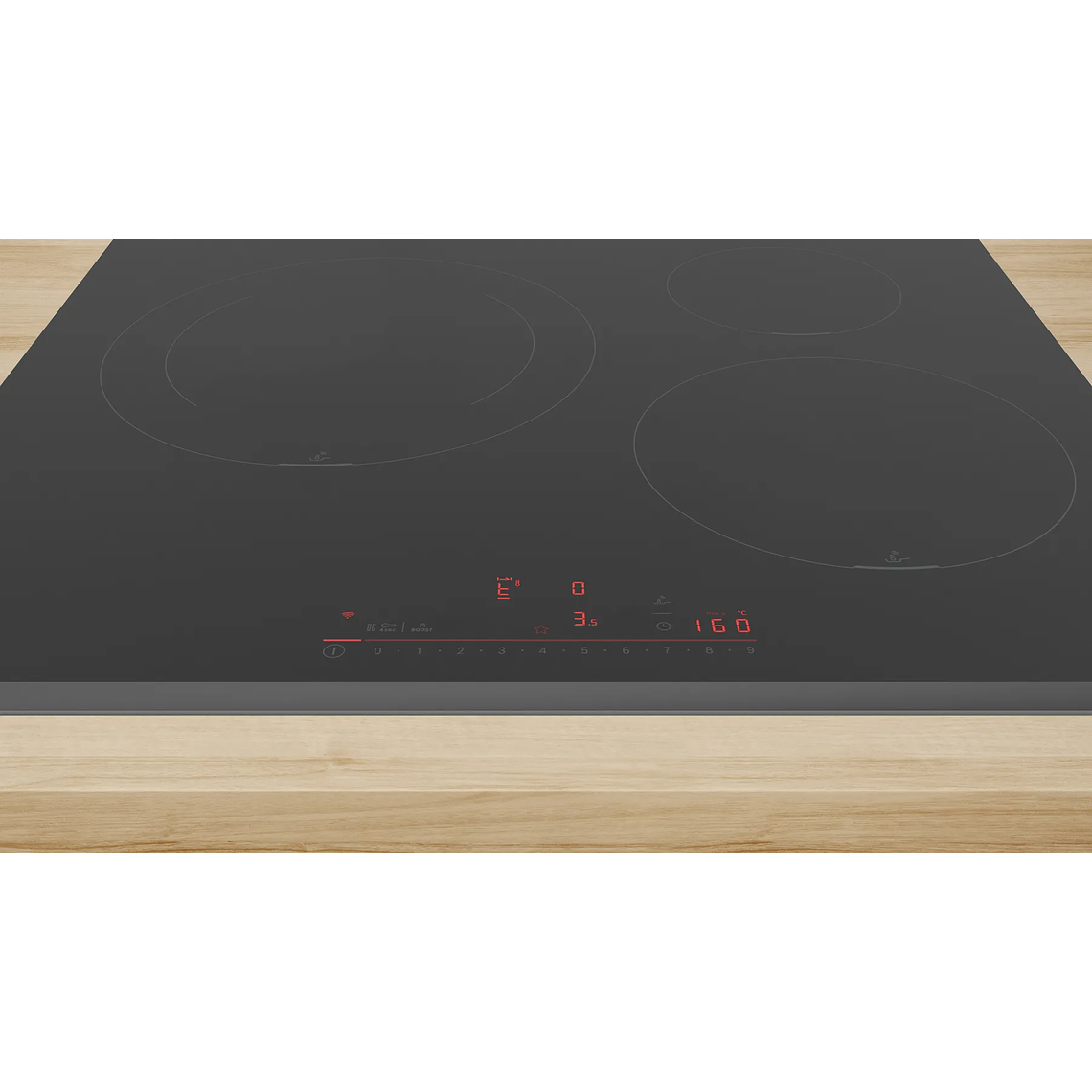 Serie 6 Placa de inducción 60 cm Negro, sin perfiles 3