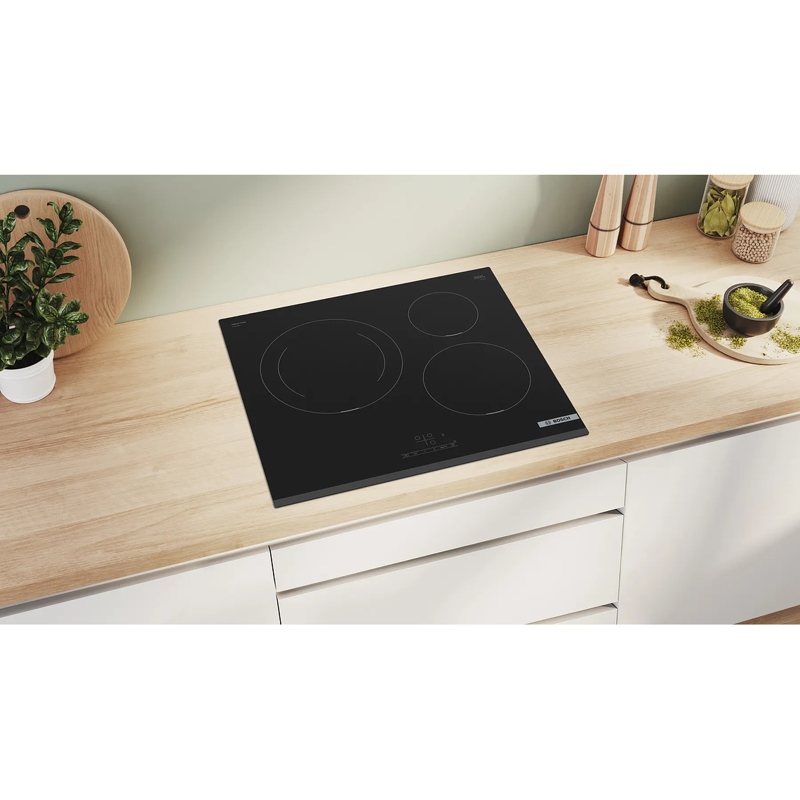 Serie 4 Placa de inducción 60 cm Negro, sin perfiles 4