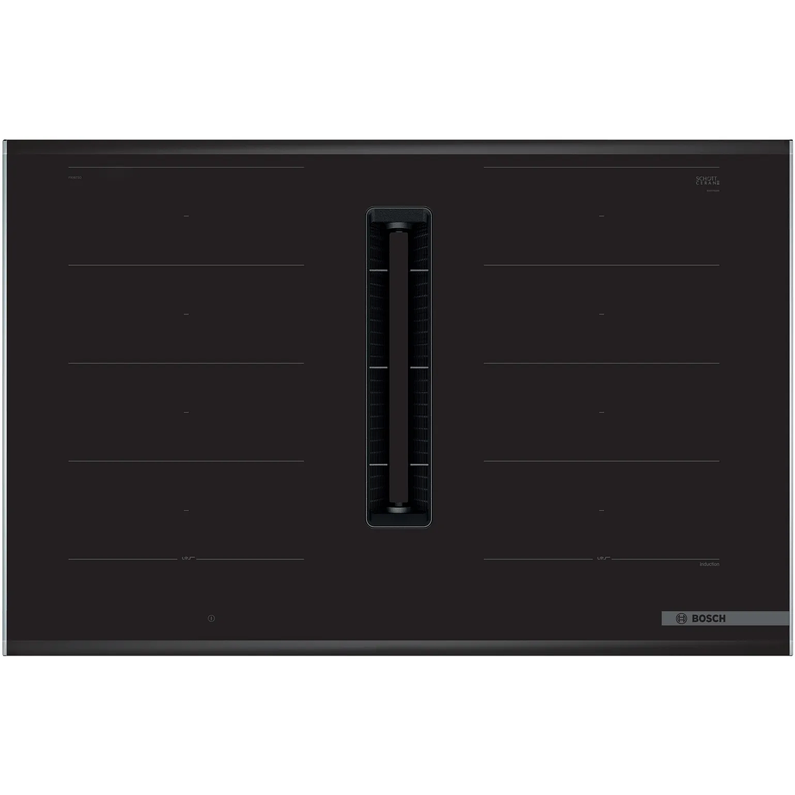 Serie 8 Placa de inducción con extractor integrado 80 cm con perfiles 2