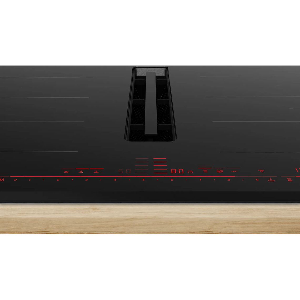 Serie 8 Placa de inducción con extractor integrado 80 cm con perfiles 4