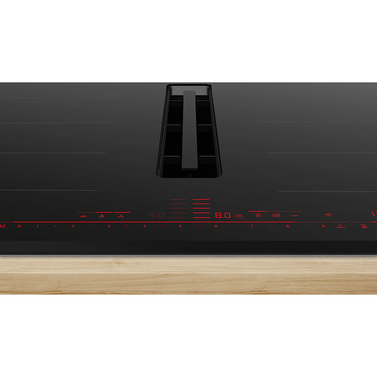 Serie 8 Placa de inducción con extractor integrado 80 cm con perfiles 4