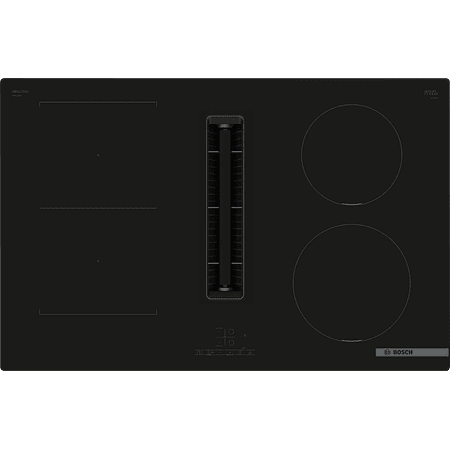 Serie 4 Placa de inducción con extractor integrado 80 cm sin perfiles