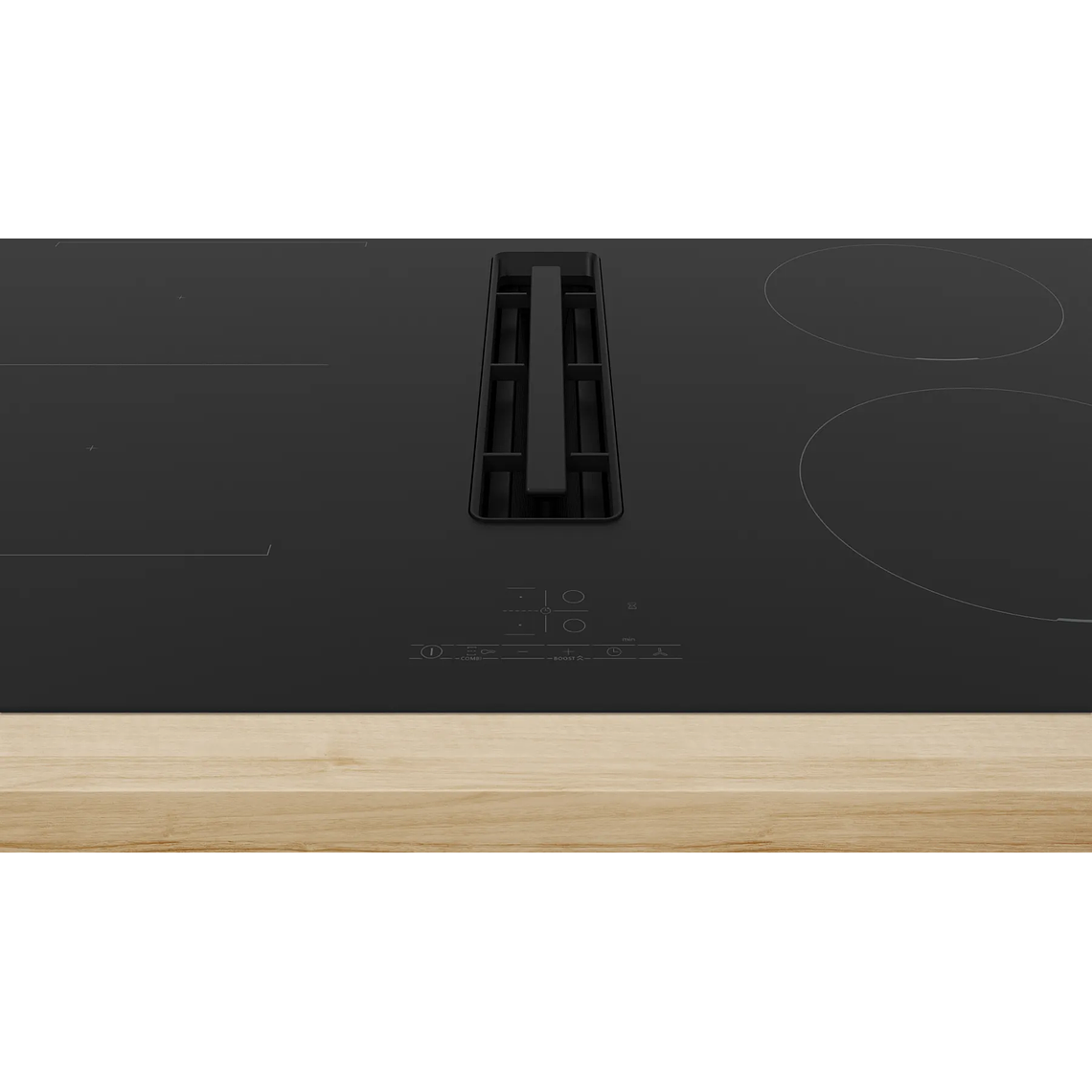 Serie 4 Placa de inducción con extractor integrado 80 cm sin perfiles 3