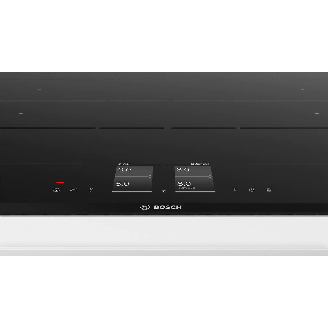 Serie 8 Placa inducción 80 cm Negro, con perfiles 5