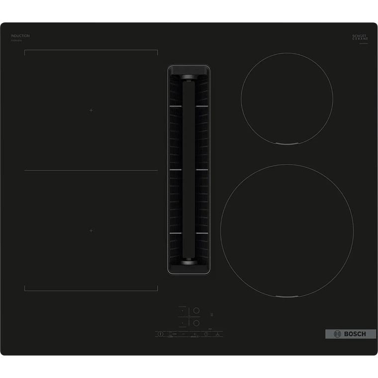 Serie 4 Placa de inducción con extractor integrado 60 cm sin perfiles 1