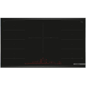 Serie 8 Placa inducción 90 cm Negro, con perfiles