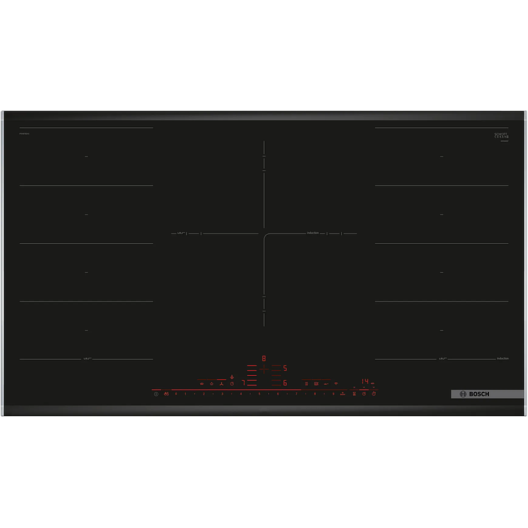 Serie 8 Placa inducción 90 cm Negro, con perfiles 1