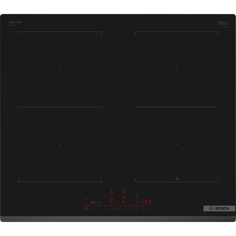 Serie 6 Placa de inducción 60 cm Negro, sin perfiles 1