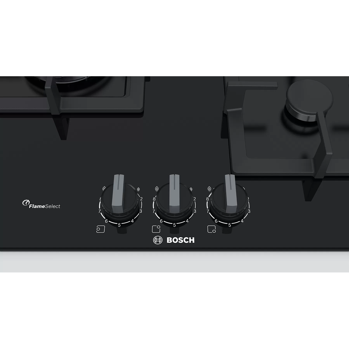 Serie 6 Placa de gas 60 cm Vidrio templado, Negro Gas Licuado 3