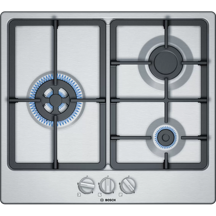 Serie 4 Placa de gas 60 cm Acero Gas Licuado 1