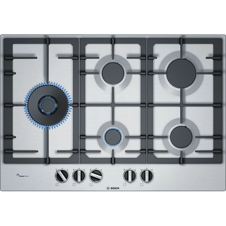 Serie 6 Placa de gas 75 cm Acero Gas Licuado 1