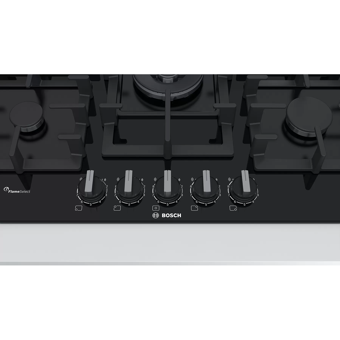 Serie 6 Placa de gas 75 cm Vidrio templado, Negro Gas Licuado 2