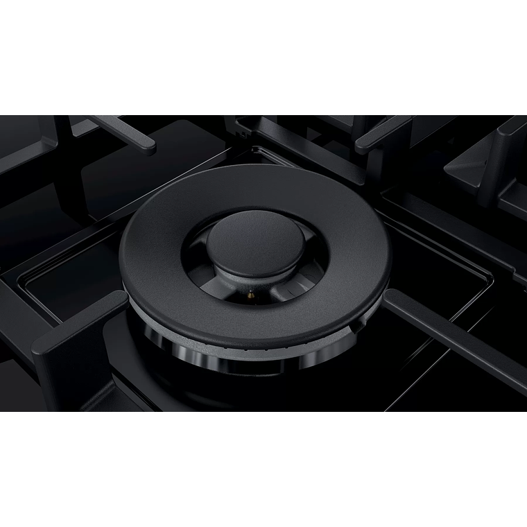 Serie 6 Placa de gas 75 cm Vidrio templado, Negro Gas Licuado 5