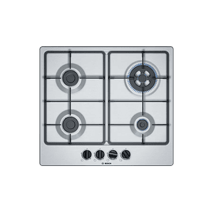 Encimera 4 Quemadores 60 cm Acero Inoxidable Gas Natural
