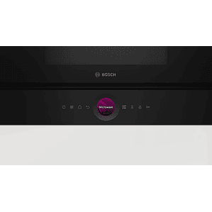 Serie 8 Microondas 60 cm integrable Negro