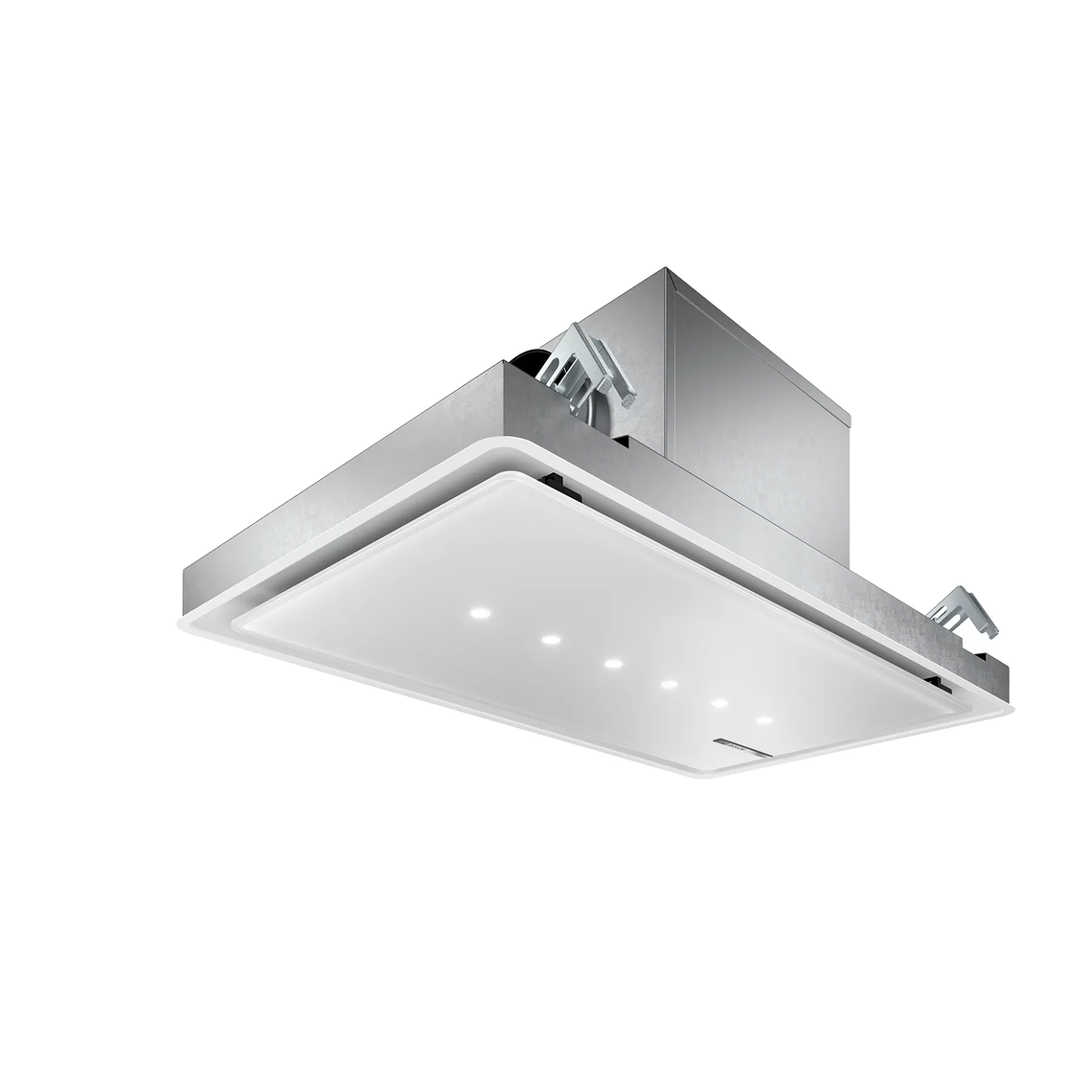 Serie 8 Extractor de techo 90 cm Cristal blanco 2