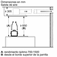 Serie 6 Extractor de techo 90 cm Acero inoxidable - Miniatura 14