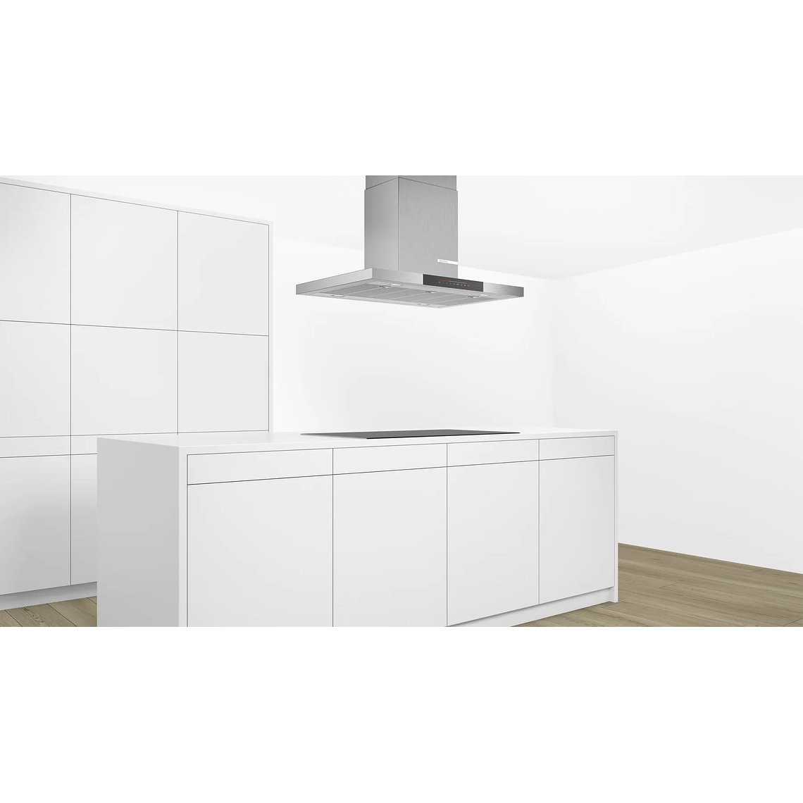 Serie 6 Campana decorativa de isla 90 cm Acero inoxidable 4