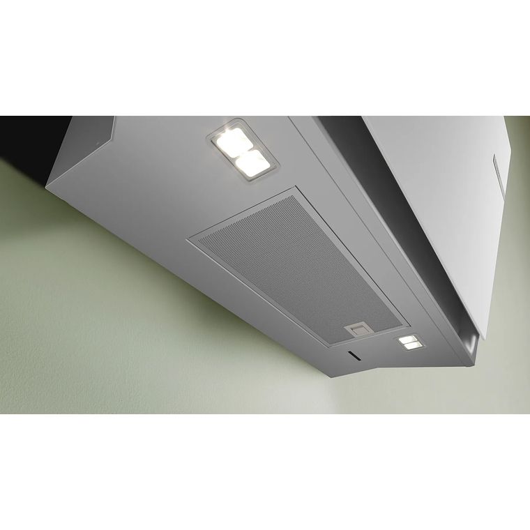 Serie 6 Campana decorativa de pared 80 cm Cristal blanco 5