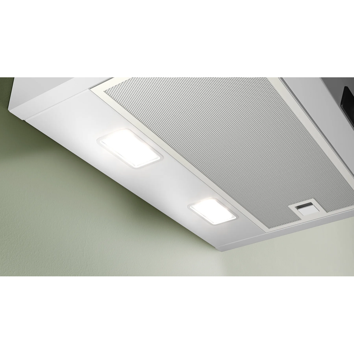 Serie 4 Campana decorativa de pared 60 cm Cristal blanco 5