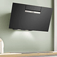 Serie 4 Campana decorativa de pared 80 cm Cristal negro - Miniatura 3