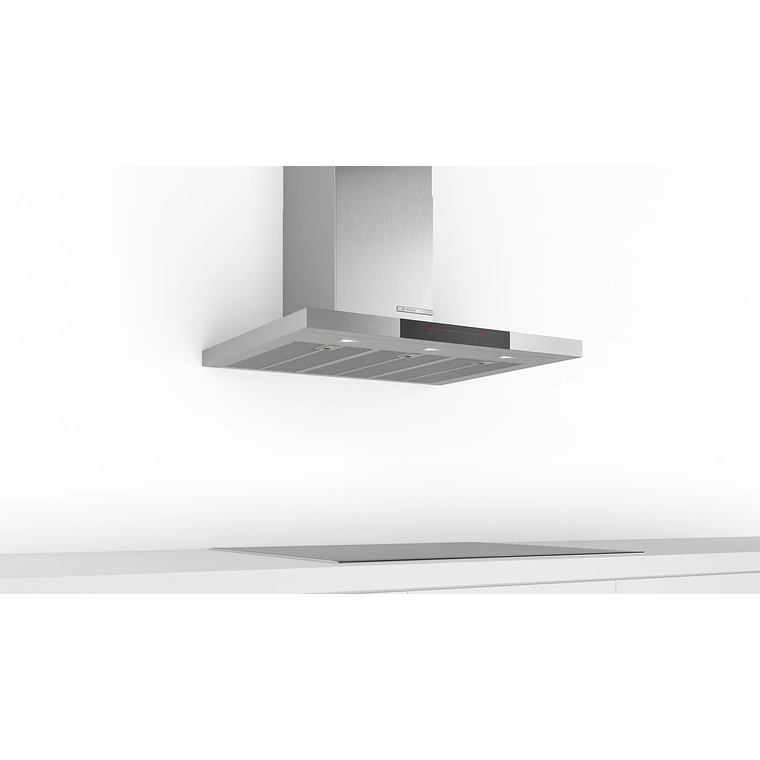 Serie 6 Campana decorativa de pared 90 cm Acero inoxidable 4