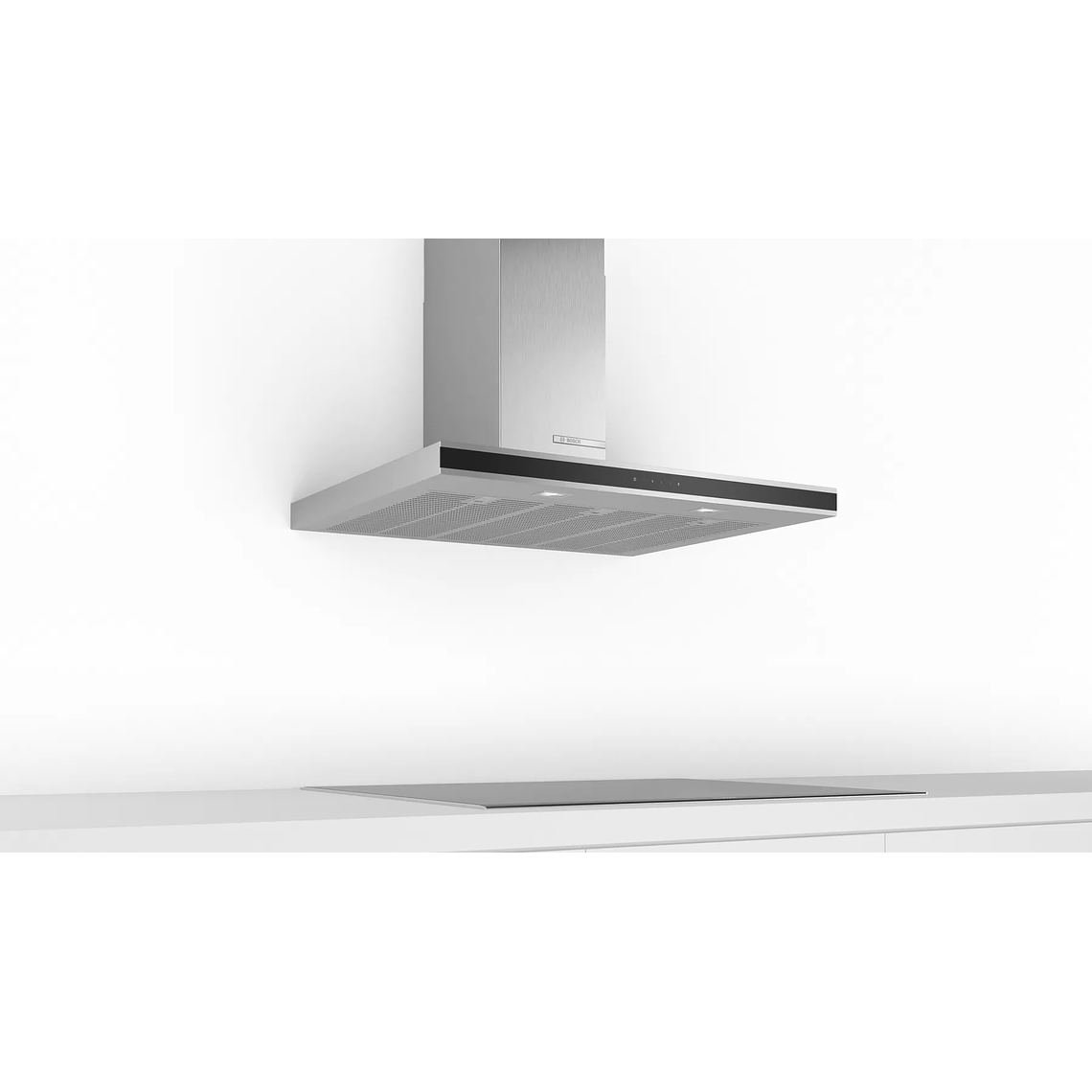 Serie 4 Campana decorativa de pared 90 cm Acero inoxidable 4