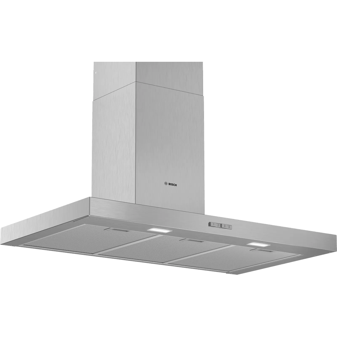 Serie 2 Campana decorativa de pared 90 cm Acero inoxidable 1