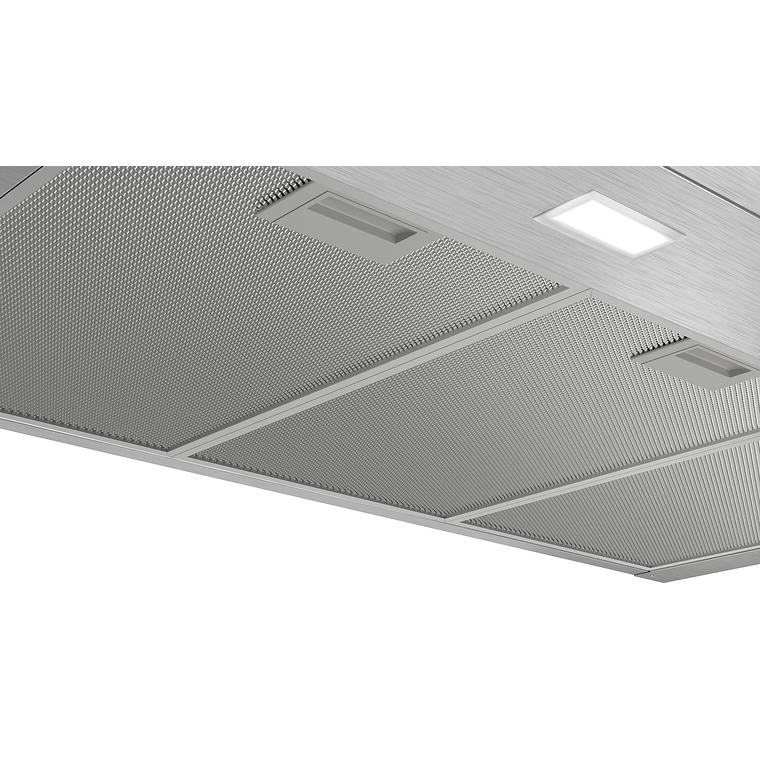 Serie 2 Campana decorativa de pared 90 cm Acero inoxidable 3