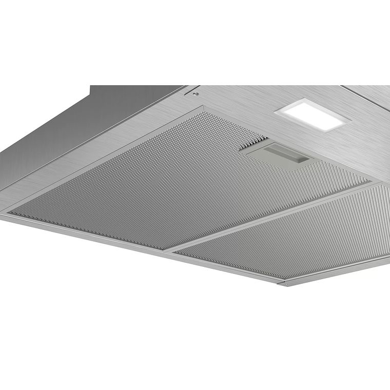 Serie 2 Campana decorativa de pared 60 cm Acero inoxidable 3