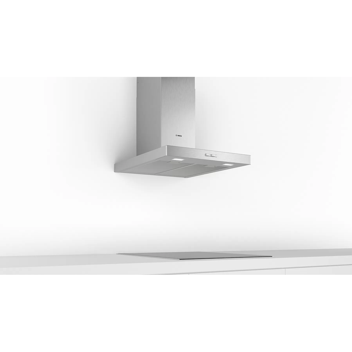 Serie 2 Campana decorativa de pared 60 cm Acero inoxidable 4