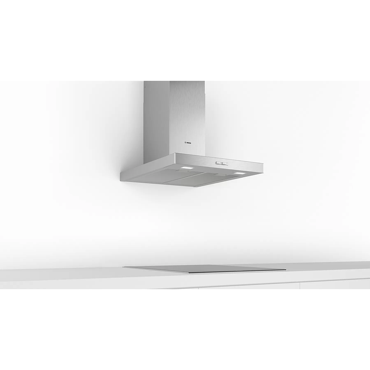 Serie 2 Campana decorativa de pared 60 cm Acero inoxidable 4