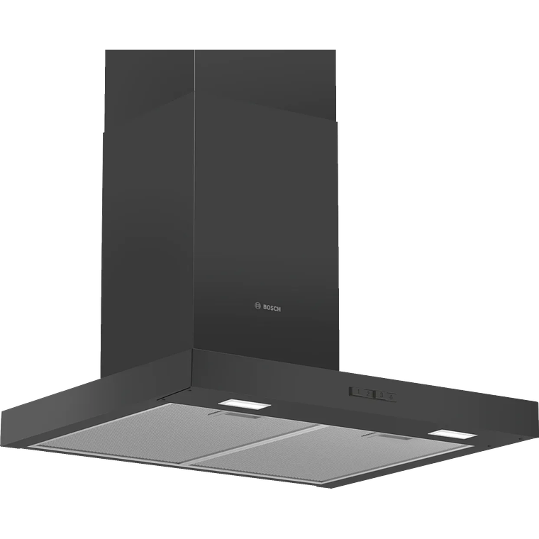 Serie 2 Campana decorativa de pared 60 cm Negro 1