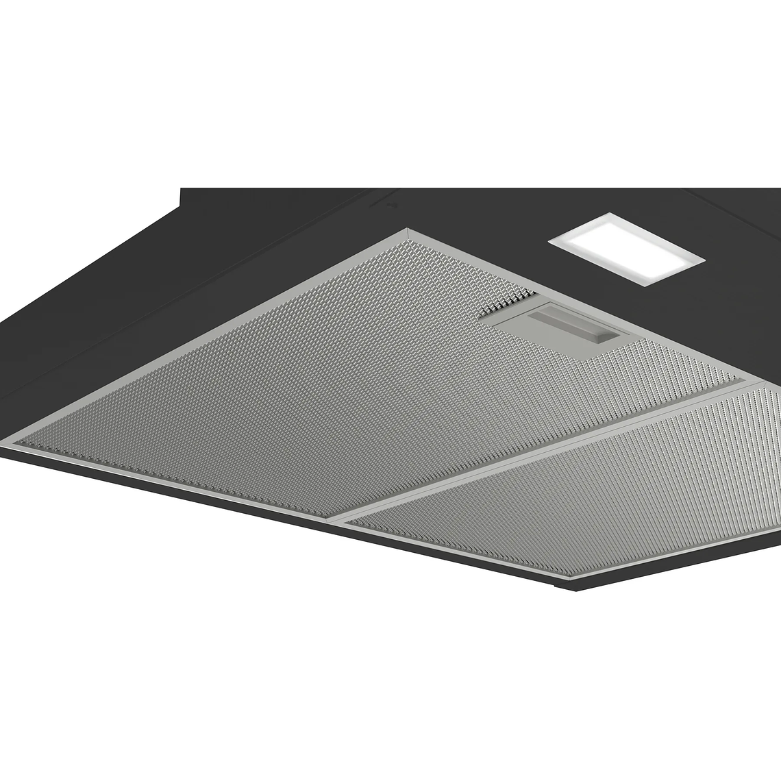 Serie 2 Campana decorativa de pared 60 cm Negro 3