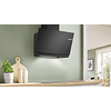 Serie 6 Campana decorativa de pared 80 cm Cristal negro