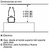 Serie 6 Módulo de integración 70 cm Acero inoxidable