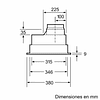 Serie 4 Módulo de integración 53 cm Plateado