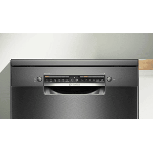 Serie 4 Lavavajillas de Libre Instalación 60 cm Acero Negro Cepillado Antihuellas