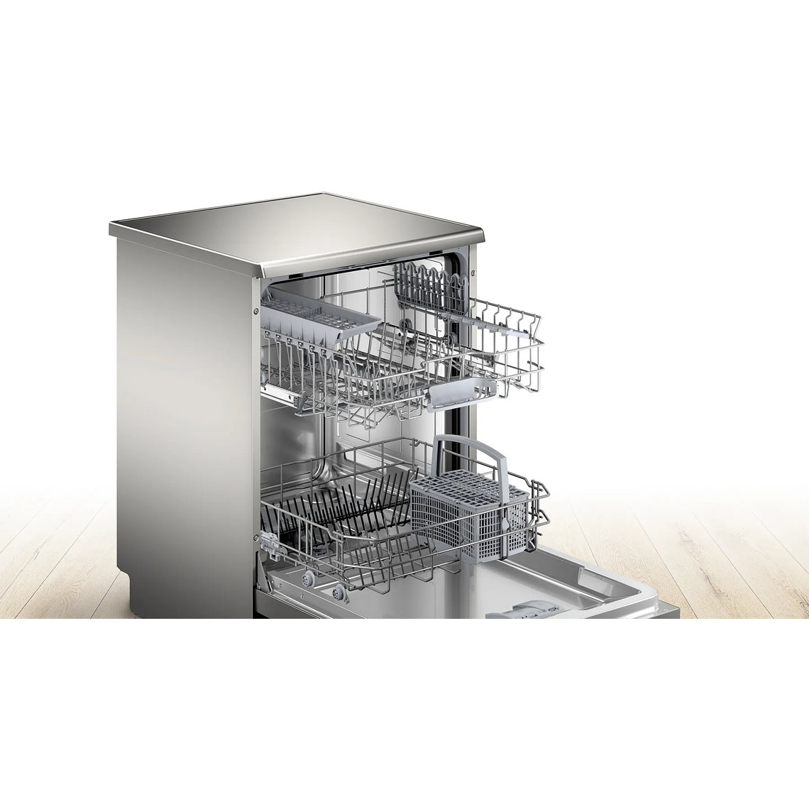 Serie 2 Lavavajillas de Libre Instalación 60 cm Acero Inoxidable Antihuellas 4