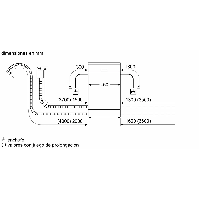 Serie 4 Lavavajillas de Libre Instalación 45 cm Color Blanco 6