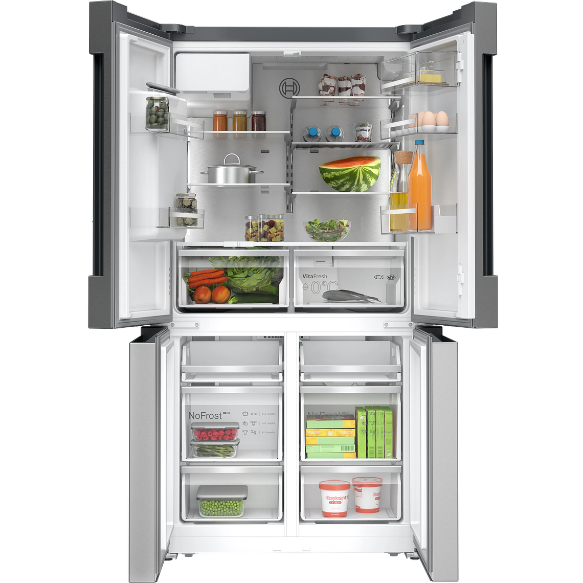 Serie 6 Multipuerta 183 x 90.5 cm Acero cepillado antihuellas 3