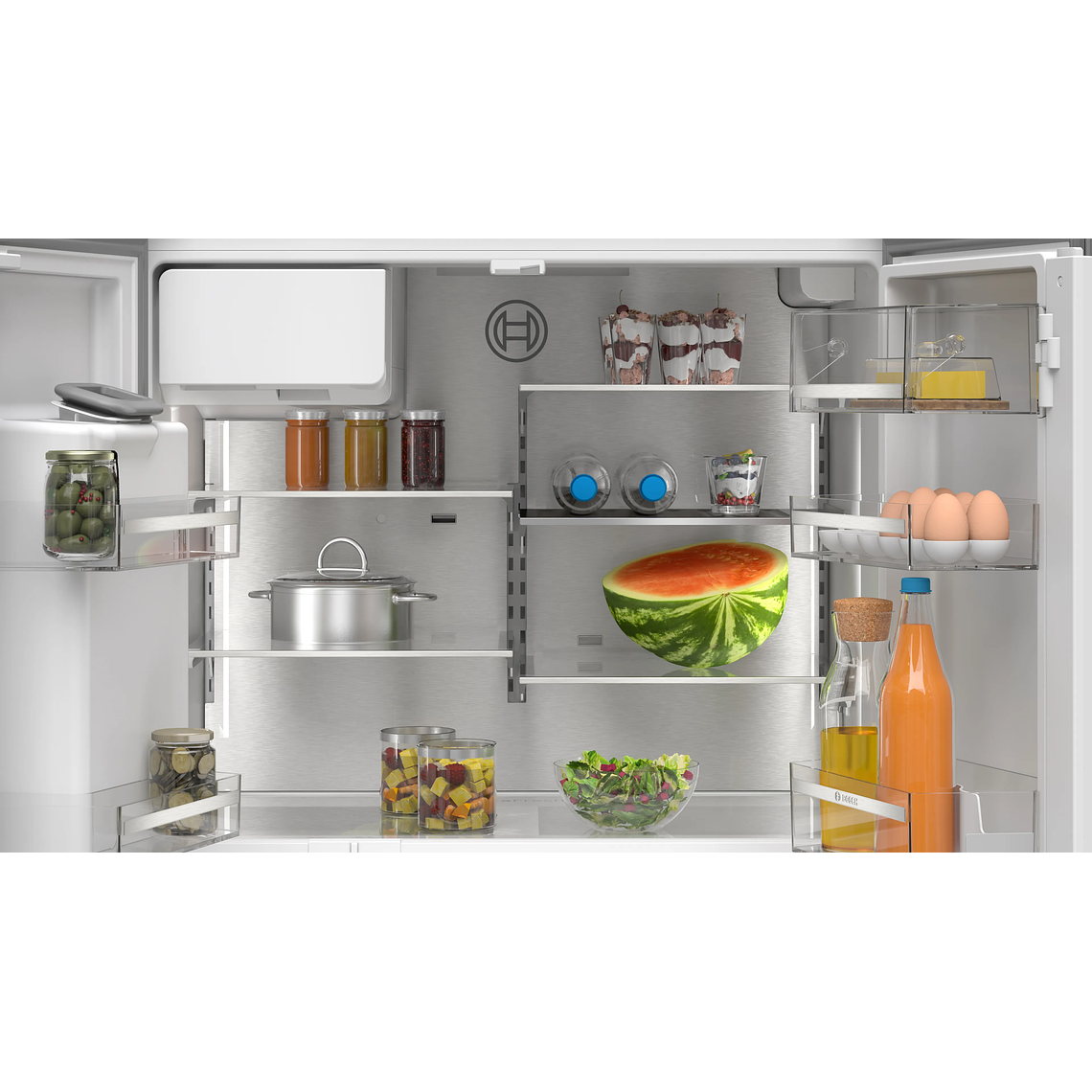 Serie 6 Multipuerta 183 x 90.5 cm Acero cepillado antihuellas 5