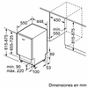 Serie 2 Lavavajillas totalmente integrable 45 cm